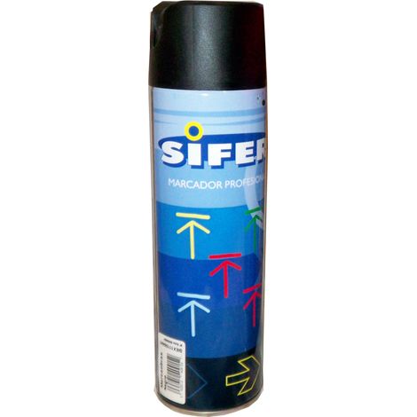 sifer marcador profesional 500ml seco-humedo negro six11150401