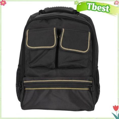 Sac à Dos pour électricien, Sac à Outils en Tissu Oxford, à Dos Multifonctionnel pour L'entretien des Techniciens (1/4)