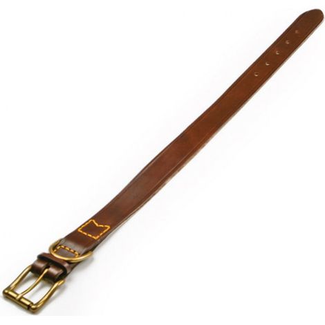 Utilia Pet COLLARE IN CUOIO EXTRA SFODERATO Col. Assortiti Cm. 67X3,5 Utilia Pet
