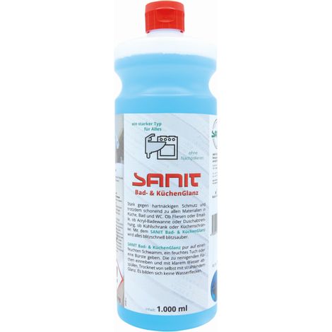 Sanit Reiniger Salle de bains et Küchenglanz 3041 Flacon de 1000 ml