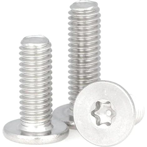 Vis à tête plate six lobes ultra-minces, acier inoxydable, M2-M8, 10 (1/5)