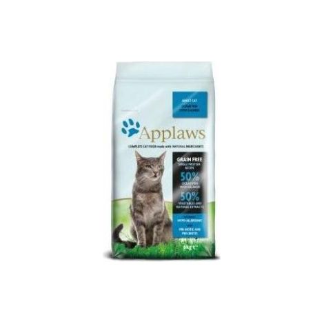 Alimento seco premium para gatos adultos Applaws, sabor pescado de mar esterilizado, 350 g