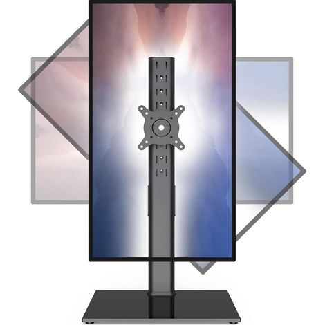 Monitor Ständer 27-43 Zoll schwenkbar neigbar höhenverstellbar schwarz (1/5)