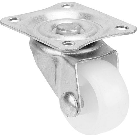 4 x 1-Zoll-Lenkrollen, 20 kg Tragkraft, Nylonmaterial, für Wagen, Heimwerkerbedarf, Möbelrollen (1/5)