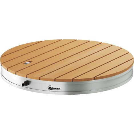 Douche de jardin en aluminium réglable, pour jardin et terrasse, structure antidérapante pour piscine sauna et camping extérieur