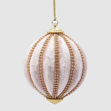 EDG Palla Spicchi Velluto Rosa Oro D10 (1/3)
