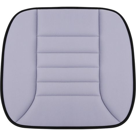 Cuscino per sedile auto con comoda memory foam da 3 cm, cuscino per sedia per auto e ufficio (grigio)