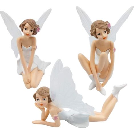 Tinkerbell-Figur für Zuhause, Büro, Kuchen, Auto, Tischdekoration, 3-teilig (1/5)