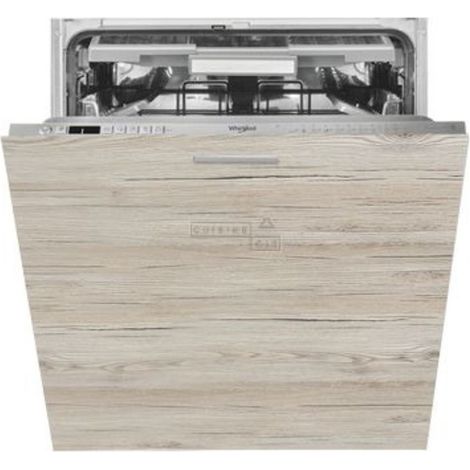 Cuisineandcie – Façade de cuisine pour lave-vaisselle intégrable – Noyer blanchi – L 60 cm – Esthétique bois – Conception discrète
