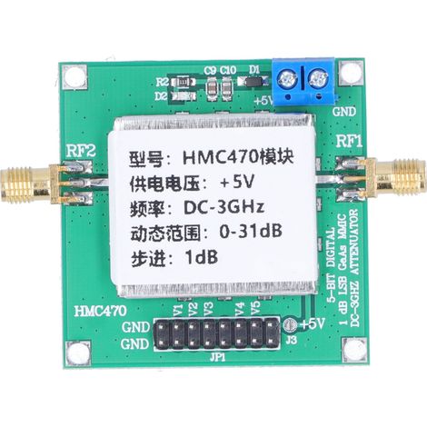 Digitales HF-Dämpfungsmodul HMC470 27 dBm 7 V, keine Dämpfung, Wärmeableitung, HF-Dämpfungsplatine (1/5)
