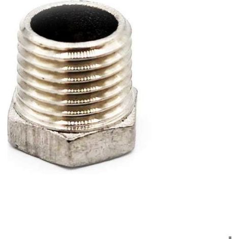 Bouchon Hexagonal - 1/4 Pouces - Acier Inoxydable 316 - Résistant À La Corrosion - Unité (1/4)