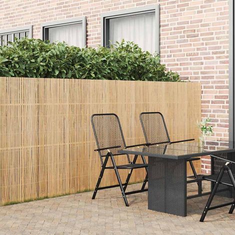 Bambuszaun Natur 400 x 150 cm Bambus