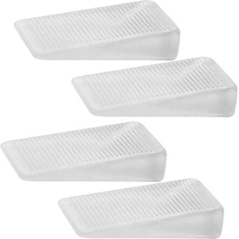 Lot de 4 patins nivellement en caoutchouc pour pieds meubles, (1/5)