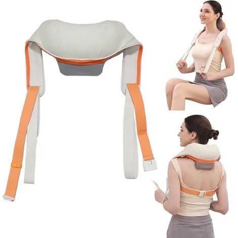 Appareil de massage - AUTREMENT - Shiatsu 4D - Fonction chauffante - Sans fil - Cou & épaules (1/5)