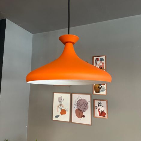 bamyum Champion Suspension Luminaire Vintage, Lustre Salon de 35 cm en Métal, Lampe E27 pour Chambre, Salle à Manger (1/5)