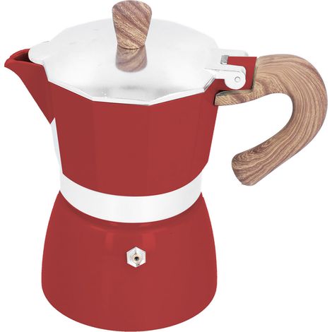 Cafetière Moka Octogonale en Aluminium (150 ml) – Idéale pour la Maison, Bureau et Voyage – Facile à Utiliser et Nettoyer (1/5)