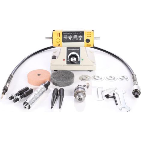Petit broyeur de table multifonction en jade pour polisseuse à perles - 220 V (1/5)