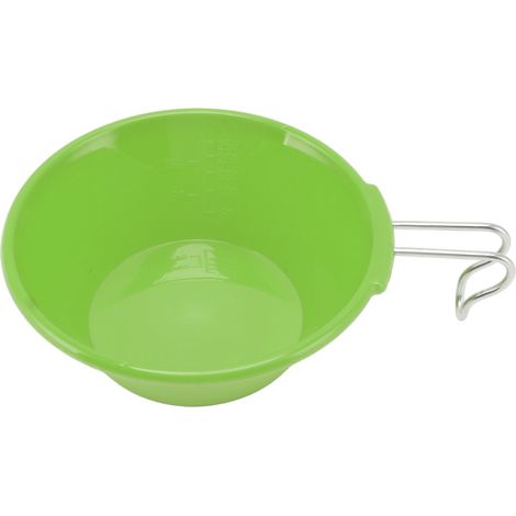 Gobelet Bol de Randonnée 250ml Vert, Bol Portable Anti-Choc pour Camping, Randonnée, Vaisselle de Plein Air (1/5)