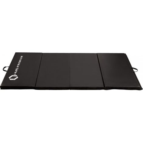 Materasso pieghevole per ginnastica HMS - Nero, 240x120cm, 5cm (1/5)