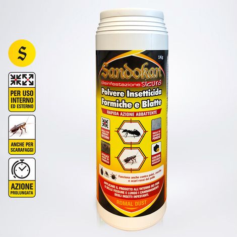 INSETTICIDA FORMICHE IN POLVERE 1KG- 1,0 pz