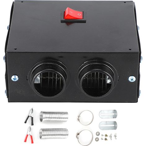 Chauffage voiture 600W 12V, dégivreur portable silencieux, désembueur rapide, ventilateur chauffant compact pour pare-brise, dégivrage efficace, faible bruit, 1 pièce. (1/5)
