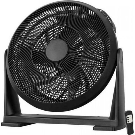 CFG – Ventilateur sur pied oscillant 120W – 3 vitesses – 50 cm – Décibel 66,8 dB – Télécommande – Fixation murale possible – Angle réglable