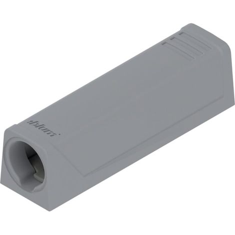 Blum TIP-ON plaque d’adaptation pour portes, version courte, vis, R7036 gris plaqué 5 pièces (1/2)