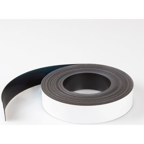 Magna-C Weißes Magnetband 10.000x30x1,1mm