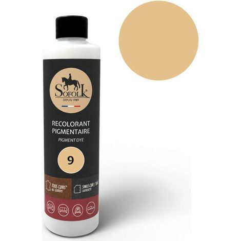 Peinture Cuir/Simili-Cuir (125ml, 9-BEIGE) - SOFOLK - Entretien pour Siège et Volant de Voiture, Canapé, Chaussure (1/5)