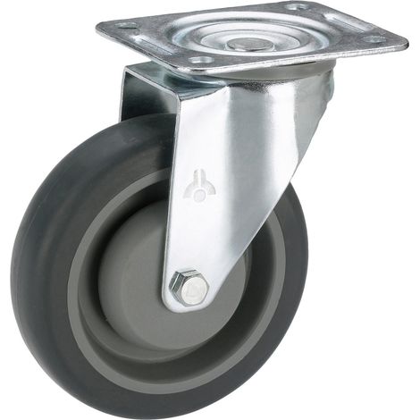 dörner + helmer 715565F 715565F Lenkrolle Rad-Durchmesser: 100 mm Tragfähigkeit (max.): 150 kg 1 St.