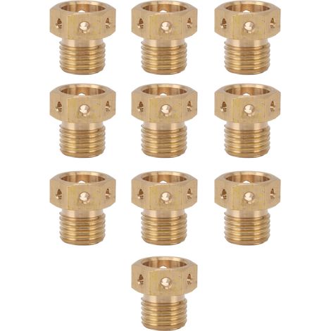 10 Pièces Buse de Brumisation Laiton Multi-Trous Anti-Corrosion pour Système de Refroidissement Jardin Pelouse M14x1.5 (1/5)