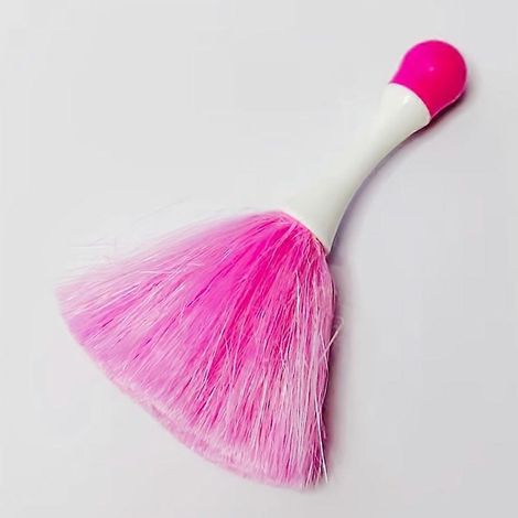 Brosse de nettoyage pour clavier (rouge rose), poils en forme d'éventail, 1 pièce, pour ordinateur de bureau (1/5)