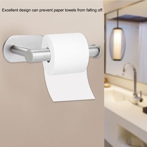 Wandmontierter Toilettenpapierhalter aus Edelstahl für Badezimmeraccessoires (1/5)