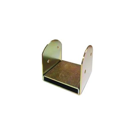 STAFFA AD U PER TRAVE ART.855- - mm.69x69x15h. - spessore mm.3 - 6 pezzi