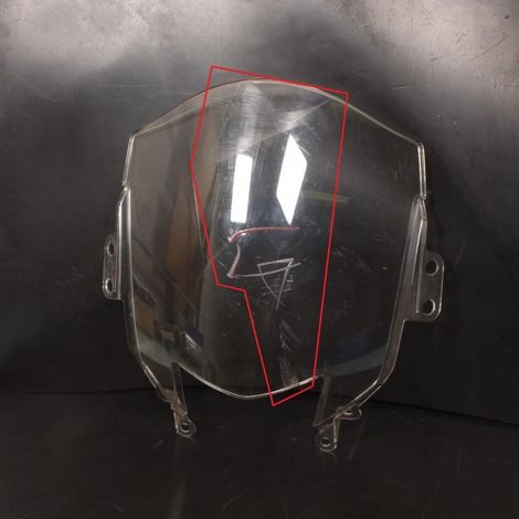 [PRODUIT D'OCCASION] Pare brise origine pour moto Suzuki 650 Bandit 2007 à 2015 46H0 (1/3)