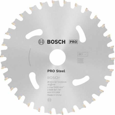 Lame de scie circulaire sans fil PRO Steel, 140 x 1,6 x 20 mm (1/5)