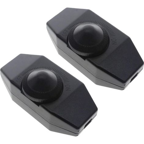 Lot de 2 variateurs d'intensité LED réglables - Installation facile - Accessoires électriques pour lumières à intensité variable (1/5)