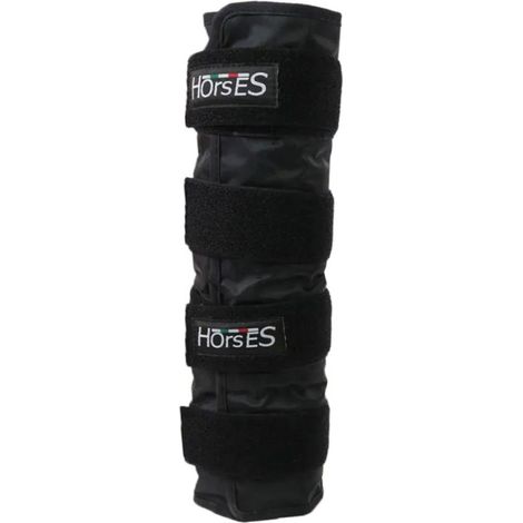 Full, Nero: Ice Boot Con Velcro e più camere di raffreddamento Horses Premium
