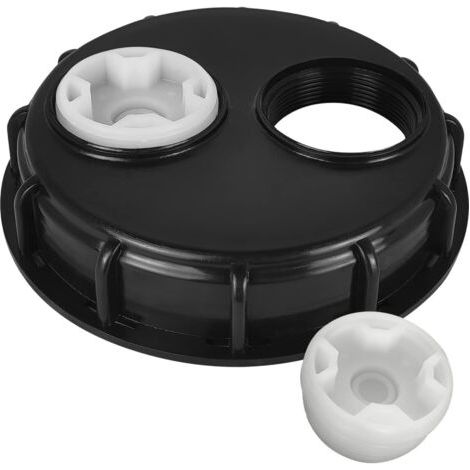 BUNTHAUS (1 pièce)IBC Bouchon de réservoir d'eau IBC avec couvercle ventilé 155 mm avec double trous d'aération, accessoires de réservoir IBC pour réservoir d'eau de 1000 L (1/5)