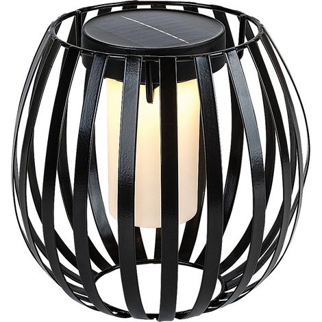 Lampe solaire de table Savoca noire LED 3000K IP44 (1/5)