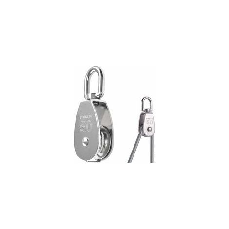 Poulie pivotante M50 en acier inoxydable 304, capacité 400 kg –