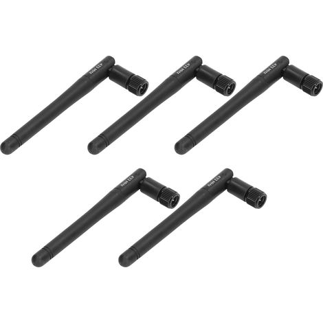 Antenne pliable omnidirectionnelle à gain élevé (lot de 5) pour système de transmission sans fil 433 MHz (1/5)