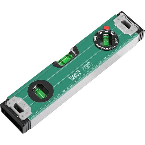 12 Zoll/24 Zoll Herrscherwerkzeugmessung Lineal 45/90/180 Grad Blase Starker Magnetlineer
