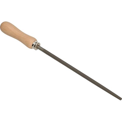 KOTARBAU Lime d'atelier ronde - Longueur : 250 mm - 2 (moyenne) - Lime à main ronde en métal pour traitement grossier du métal. (1/5)