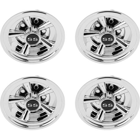 8pcs Enjoliveurs de Roue pour Chariot de Golf Aérodynamiques, Étanches et Résistants à la Haute Température, Remplacement Universel pour E‑Z‑GO (1/5)