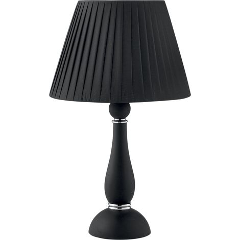 "Lampada da tavolo ALFIERE in vetro soffiato nero stile candelabro" (1/2)