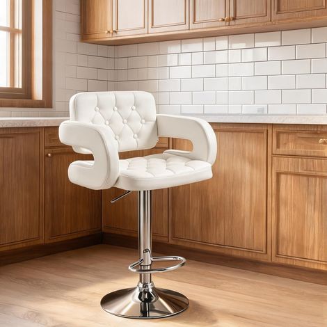 Chaise de bar réglable en hauteur avec accoudoirs structure (1/5)