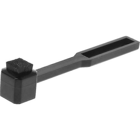 Kit de nettoyage pour platine vinyle : solution nettoyante pour aiguille, brosse en fibre de carbone, noir. (1/5)