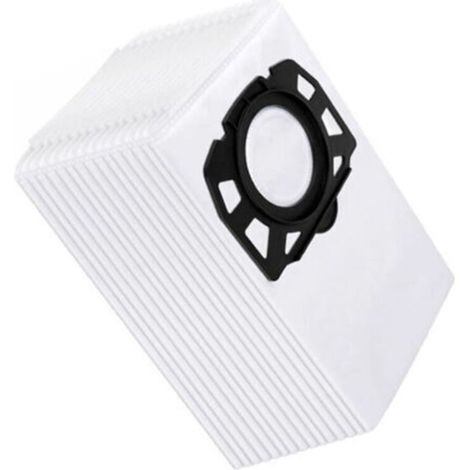 Lot de 15 sacs d'aspirateur pour Kärcher 2.863-006.0 sacs filtrants en non-tissé 487 WD4 WD5 WD6 WD5P WD6P Premium MV4 MV5 MV6 pour aspirateur humide et sec,