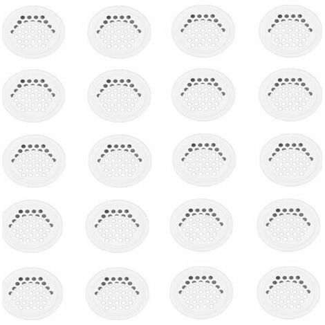 Grille de ventilation 20 pièces Grille de ventilation 35 mm Grille de ventilation Grille de ventilation Trou Grille de ventilation en acier inoxydable Grille de ventilation ronde blanche pour me (1/5)
